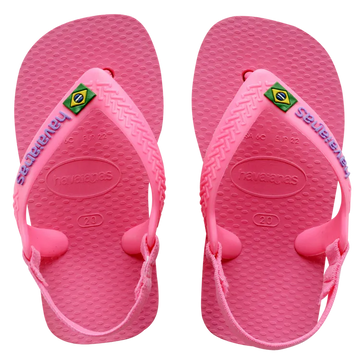 baby brazil sandal crystal rose