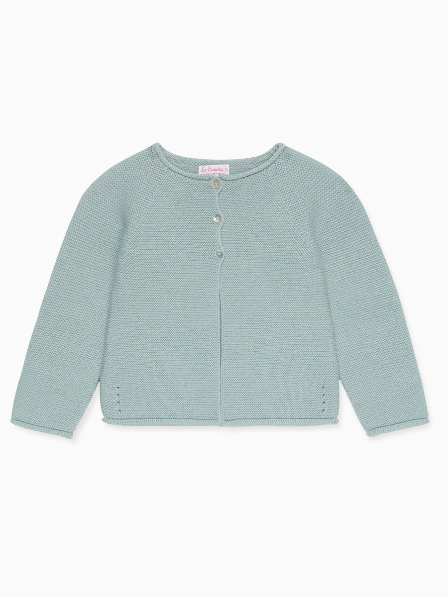 baby green denia cardigan