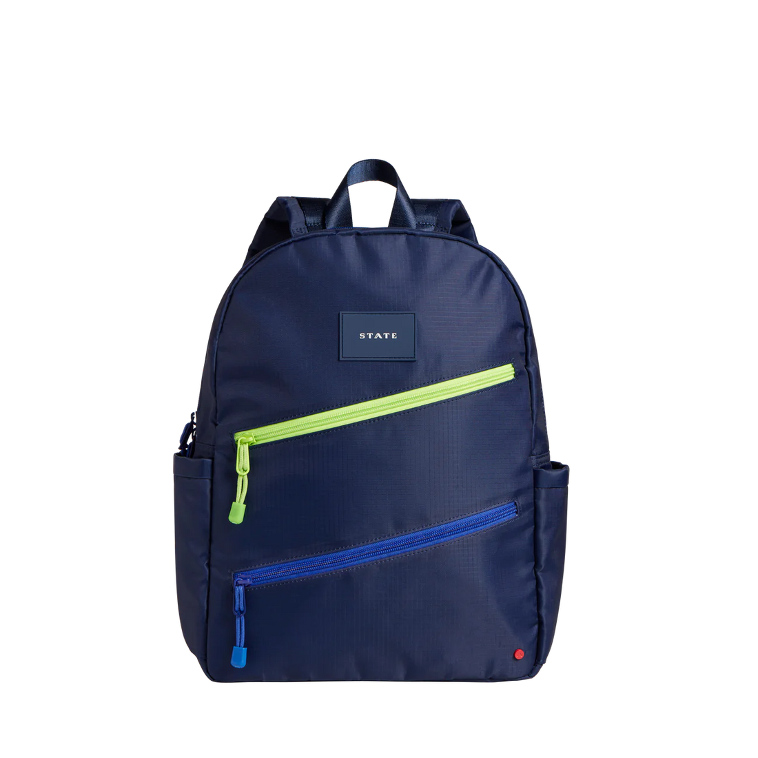 kane kids diagonal zip navy ripstop