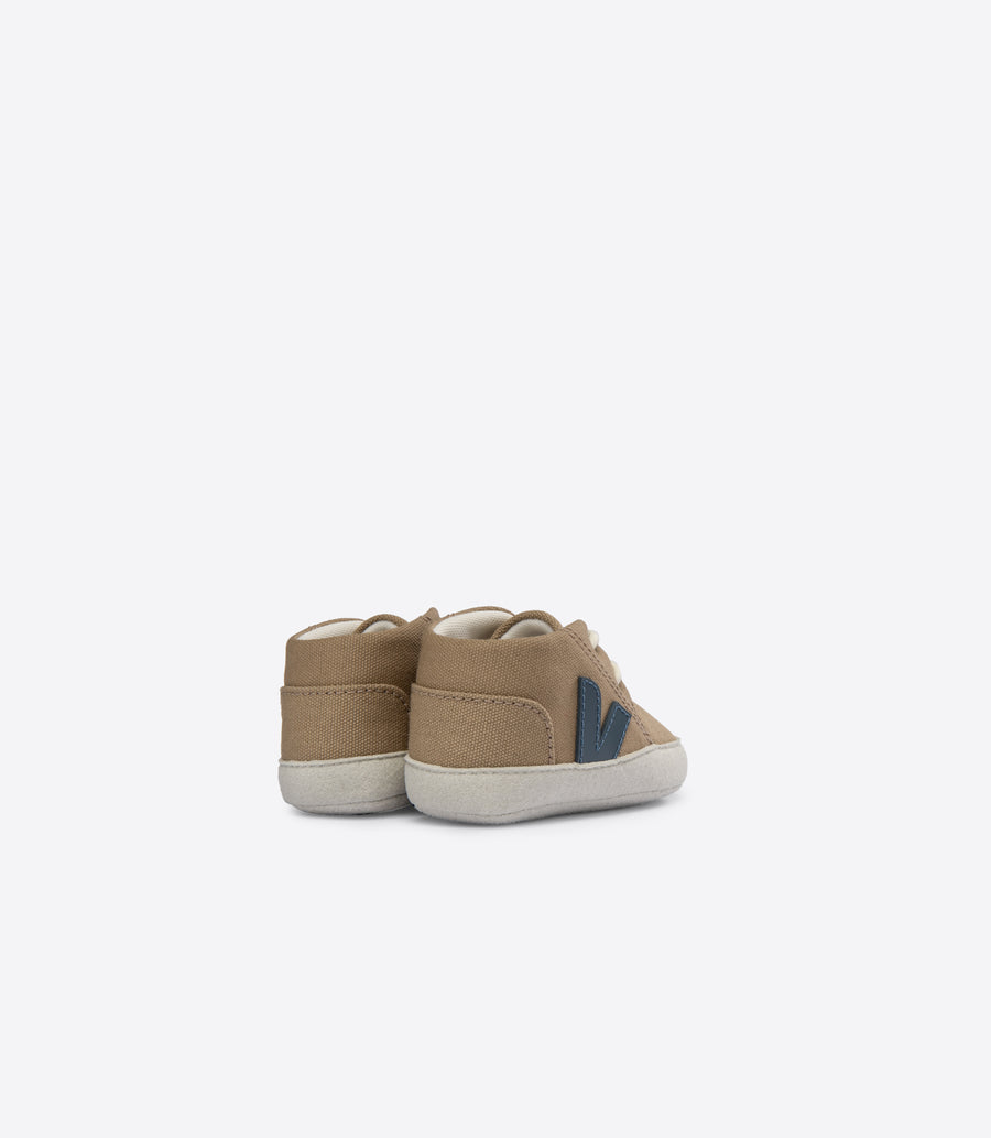 baby brown canvas sneakers