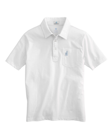 boys white original polo