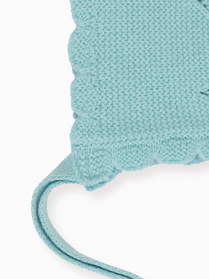 baby sage green ramona cashmere bonnet