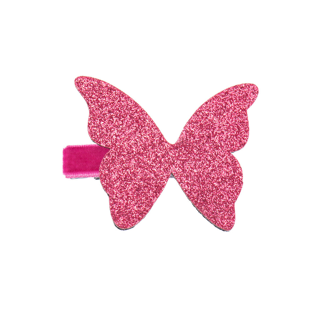 butterfly glitter alligator clip