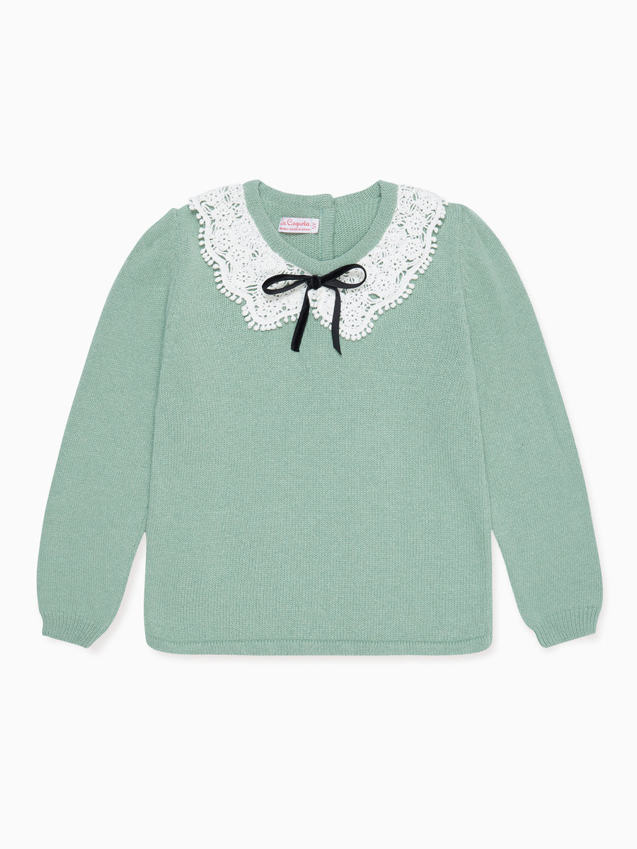 girls green blanca jumper