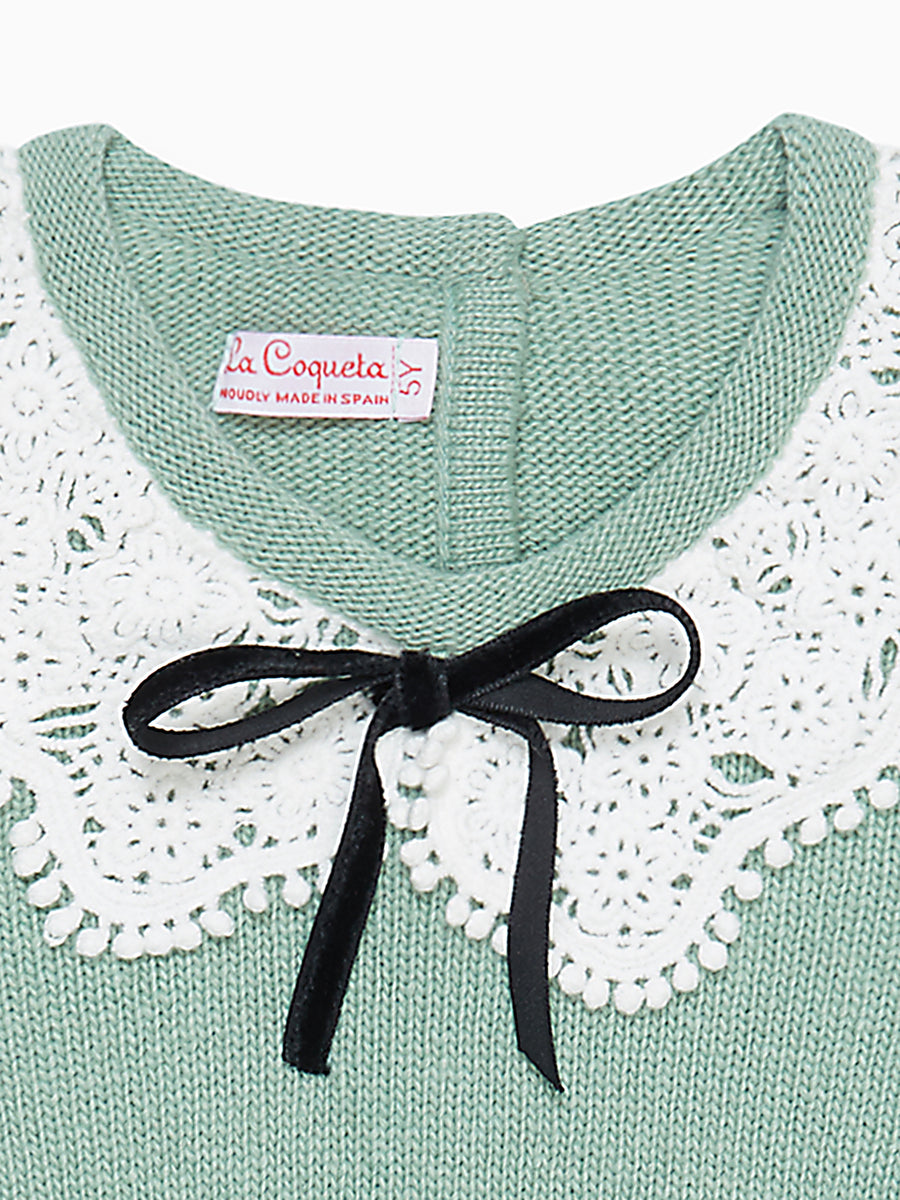 girls green blanca jumper