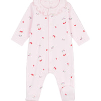 berry print footie