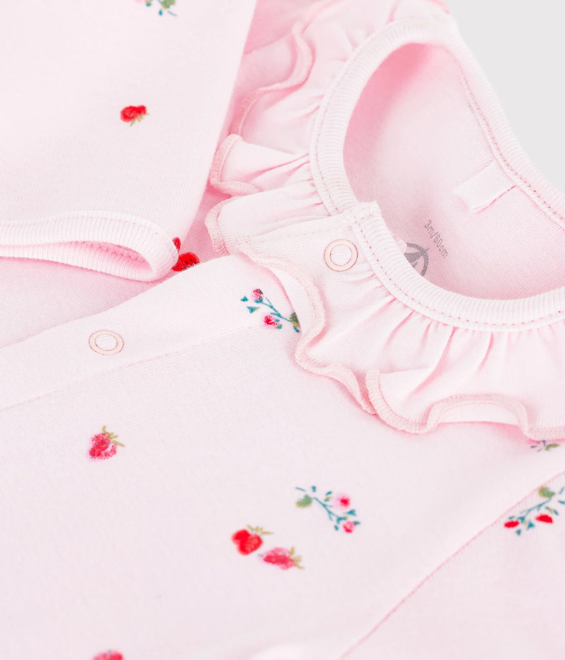 berry print footie