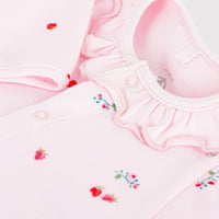 berry print footie