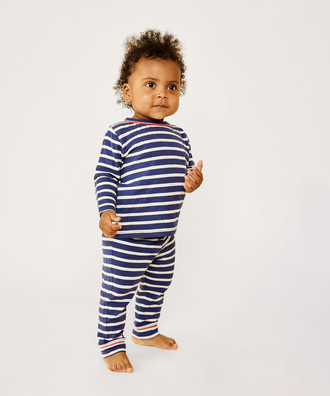 baby boy navy edward ls tee
