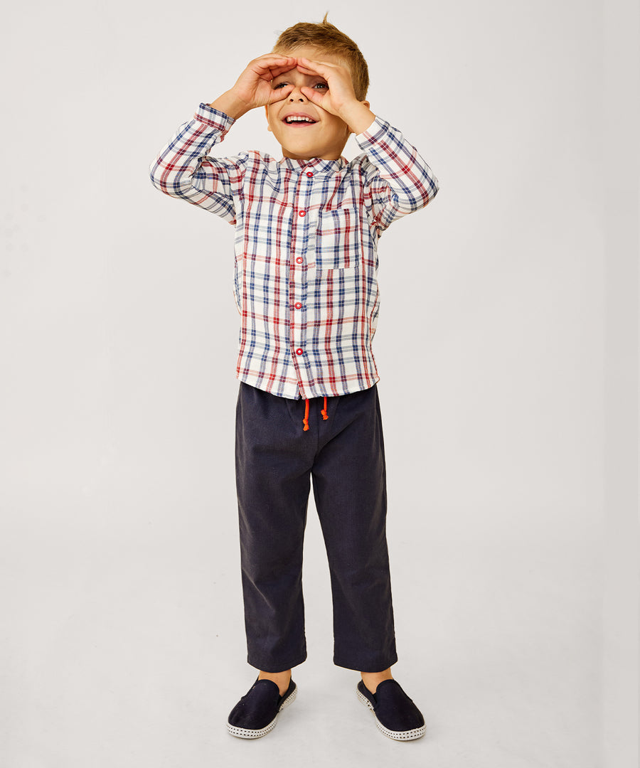 boys navy bowie pant