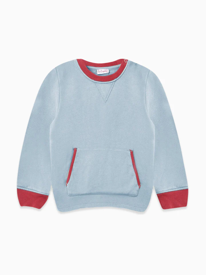 baby blue saina sweatshirt