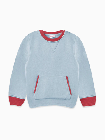 baby blue saina sweatshirt