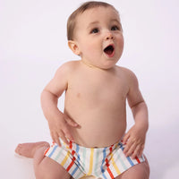stripe swim short