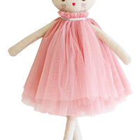 aurelie linen cat doll blush