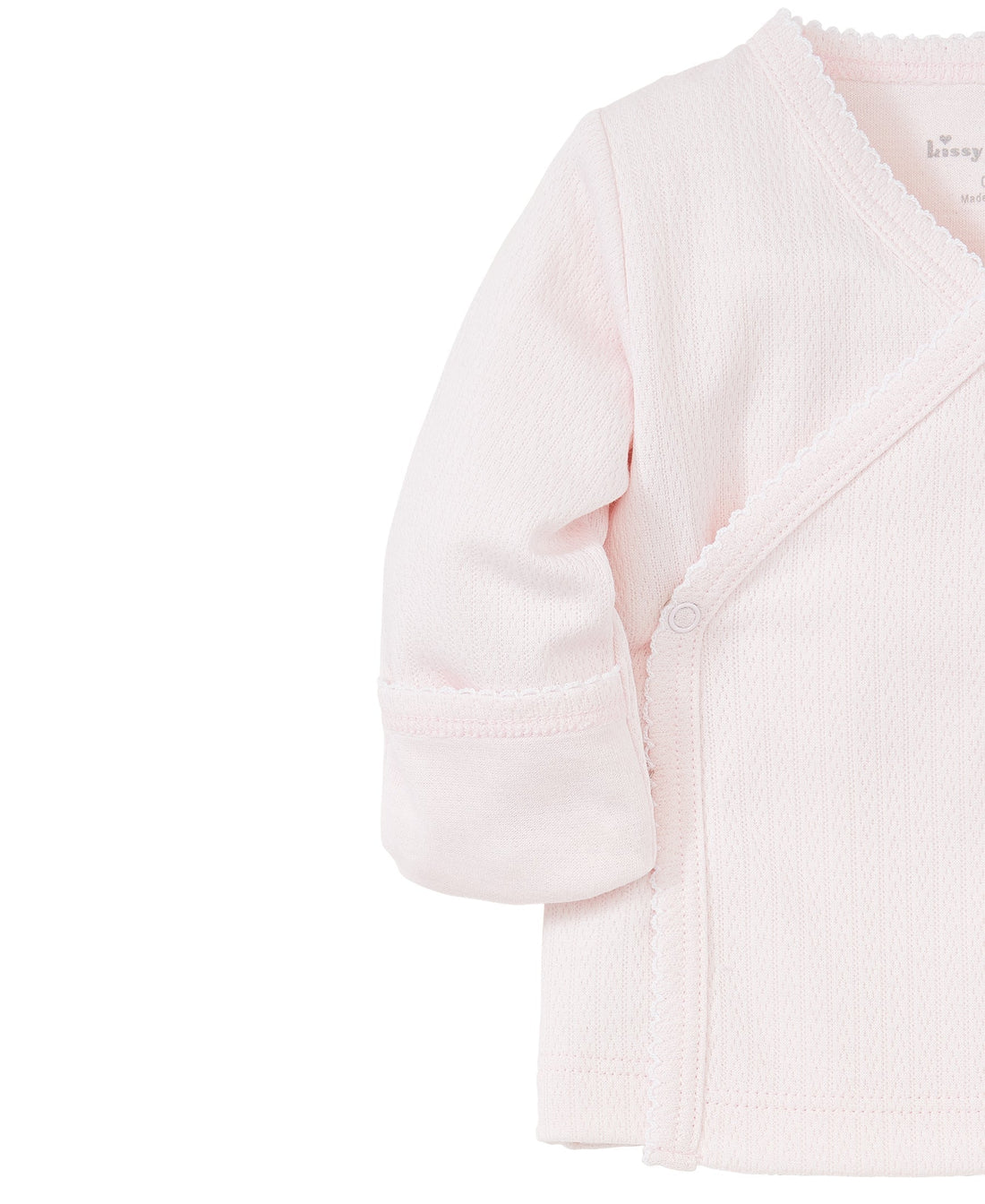 pointelle ls cross tee