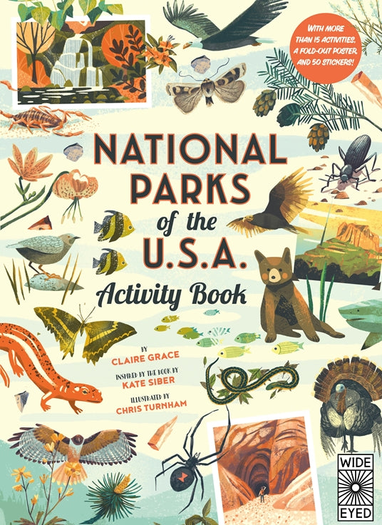 national parks of the usa activity book