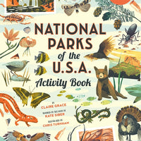 national parks of the usa activity book