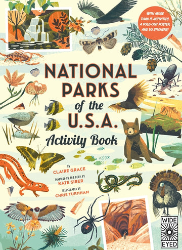 national parks of the usa activity book