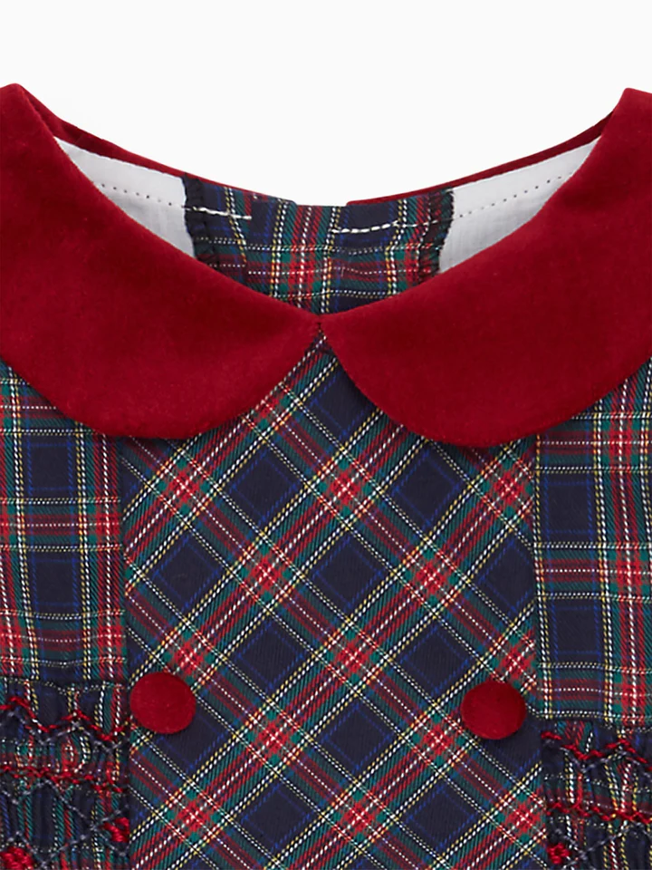 girls tartan arcadia smock dress