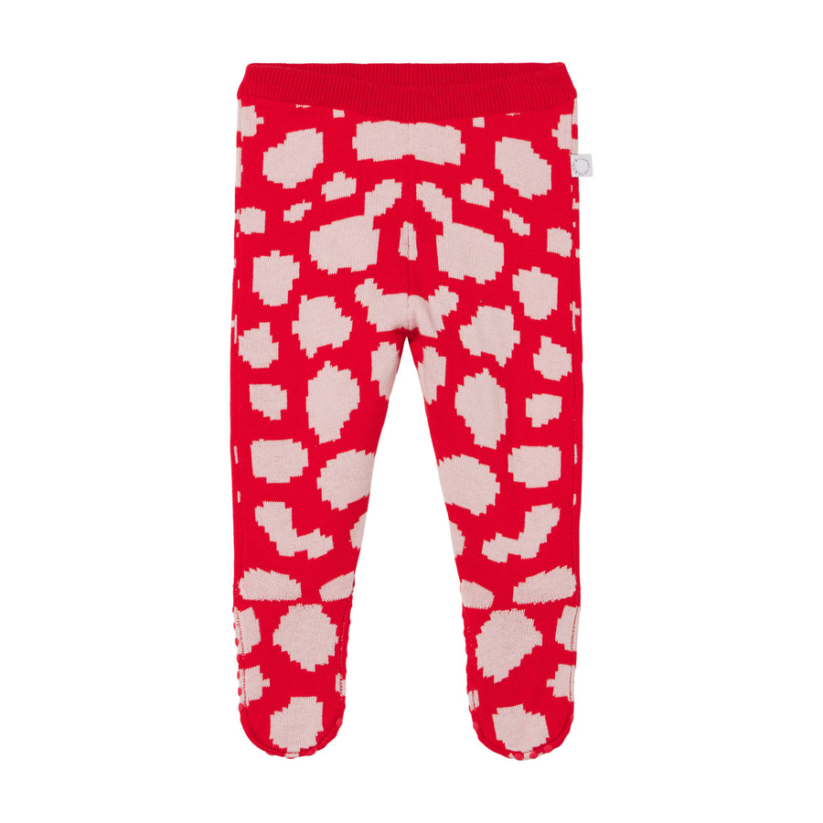 mushroom dot footed legging