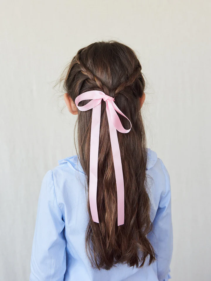 girls multi satin hair ribbons set of 6