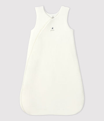baby girl white velour bunting