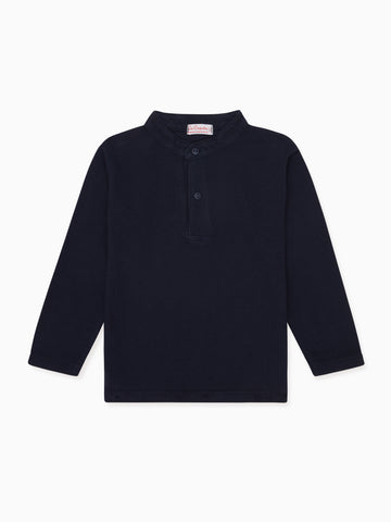 boys navy alcomo polo shirt