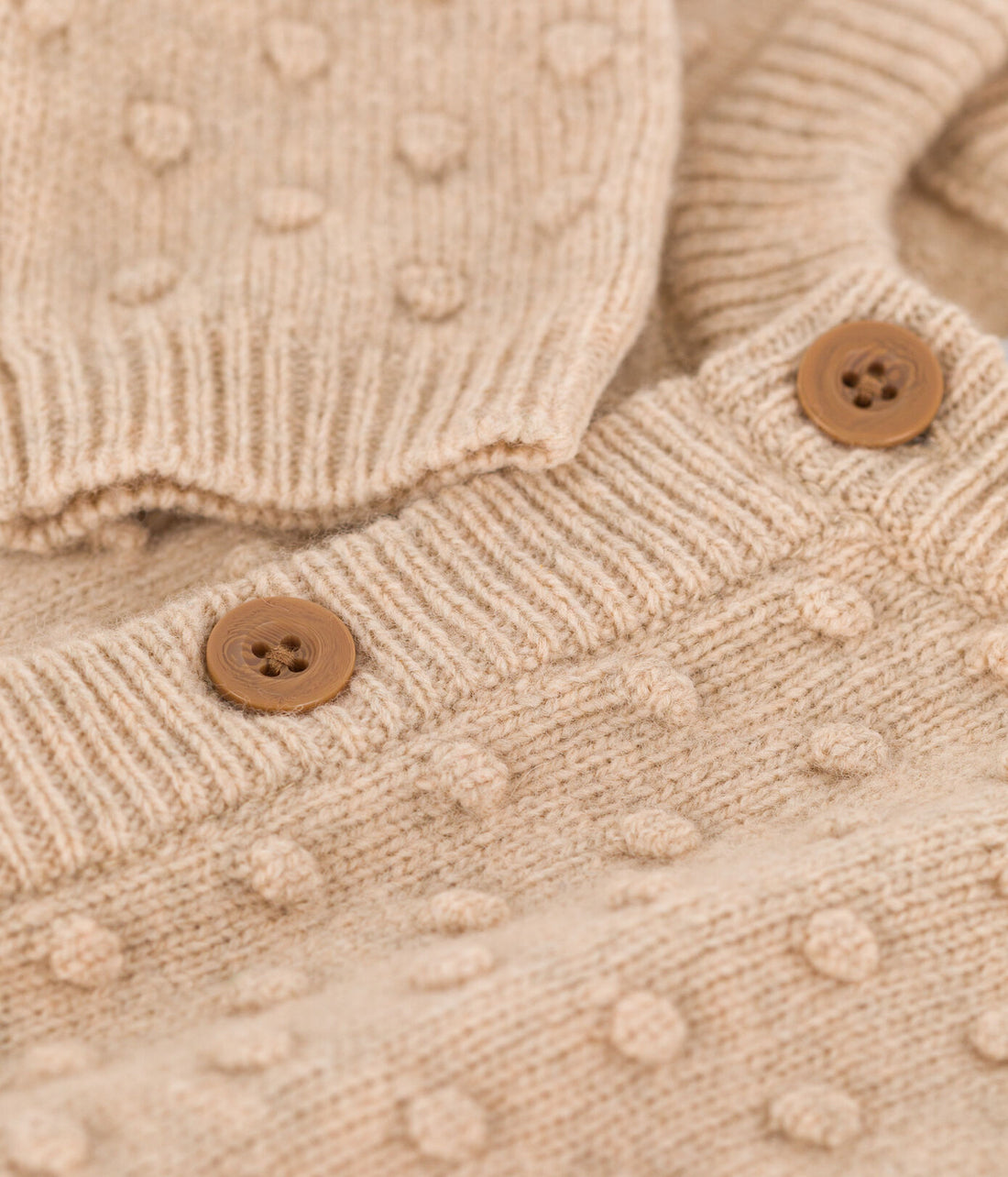 baby cream cardigan
