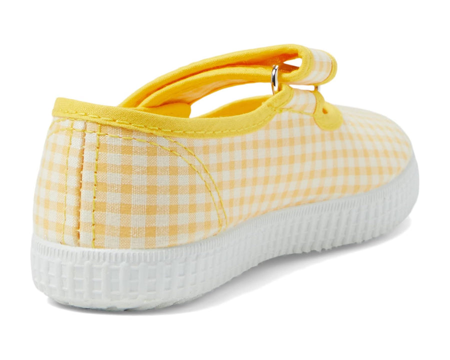 gingham mary janes