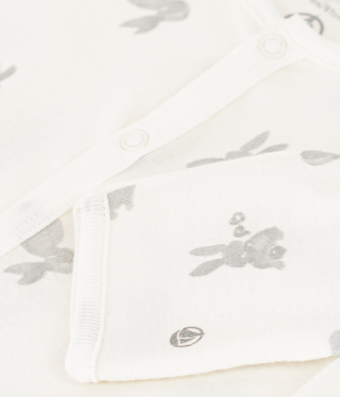 baby girl white bunny gown
