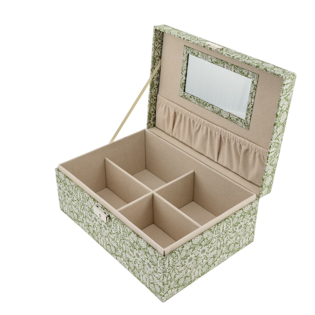 square jewelry box liberty mortimer green