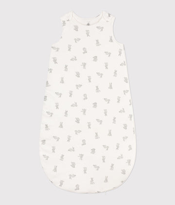 baby girl grey bunny bunting