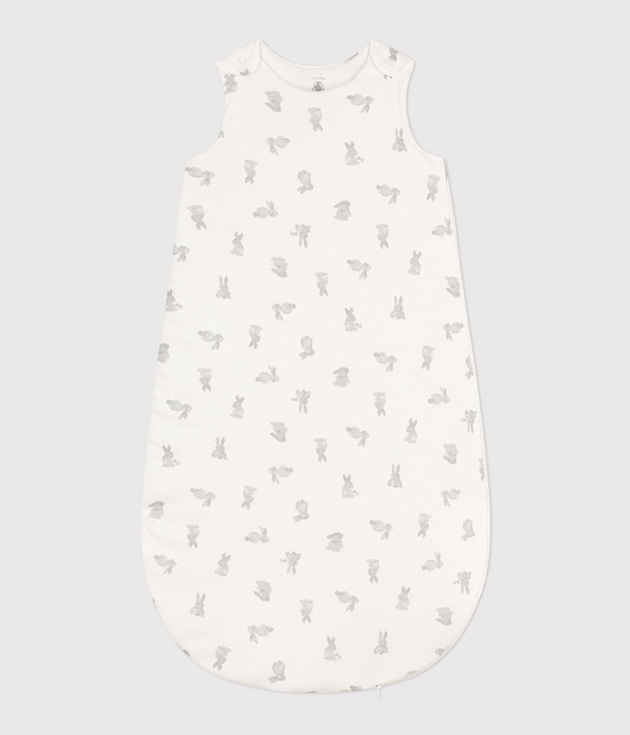 baby girl grey bunny bunting