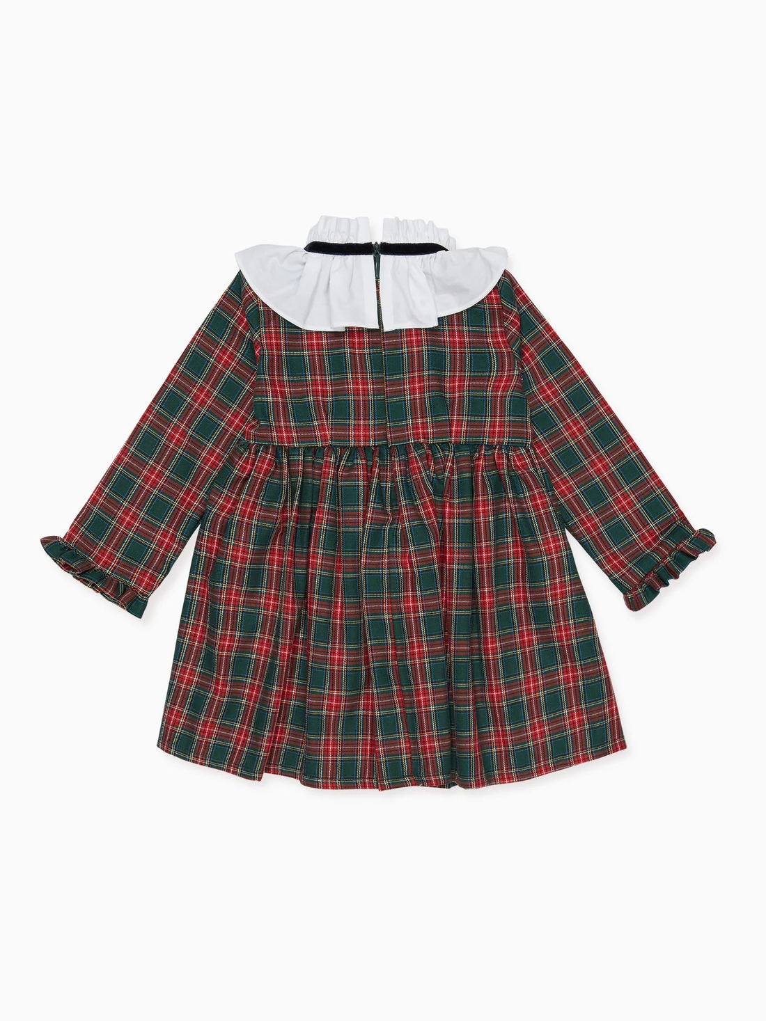 girls tartan flora dress