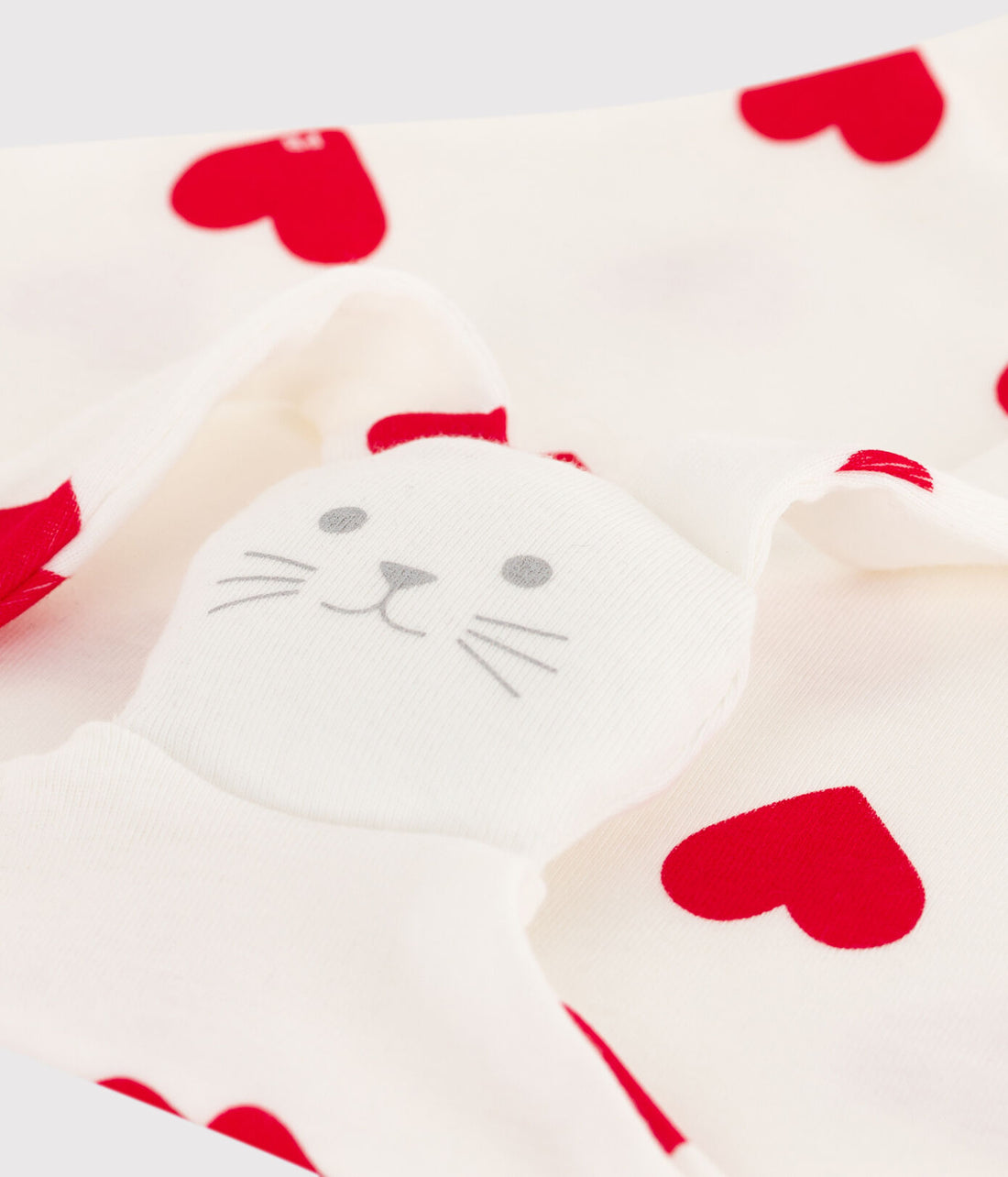 baby girl heart blanket