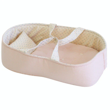 pink & spot doll carrier