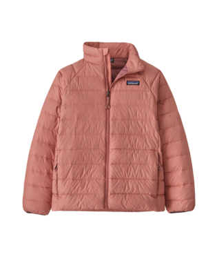 girls pink down sweater