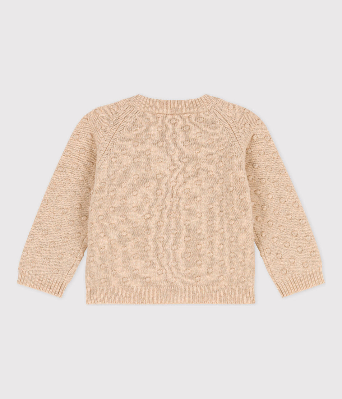 baby cream cardigan