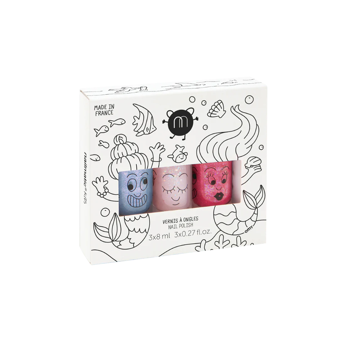nailmatic mermaid polish set of 3