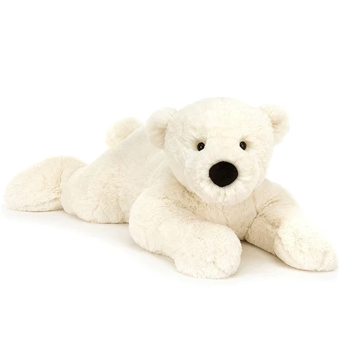 perry polar bear lying