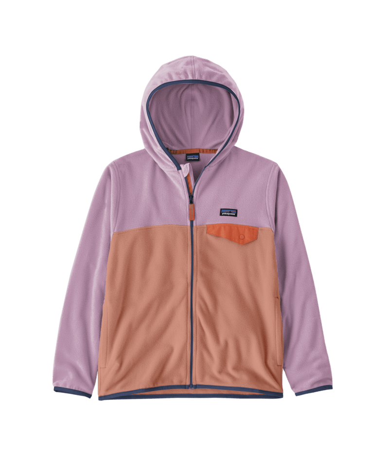 girls pink micro d snap-t jkt
