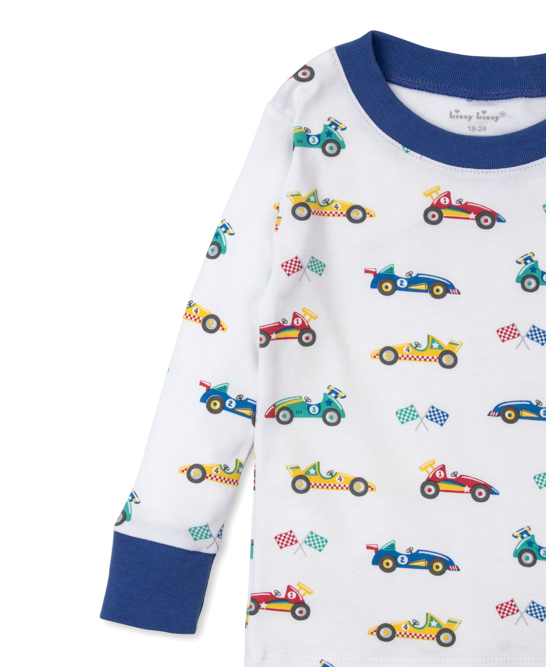 race car rally pajama set