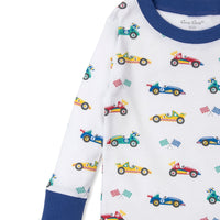 race car rally pajama set
