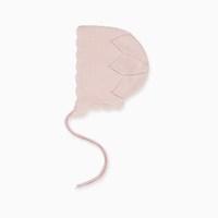 baby pink abril cashmere bonnet