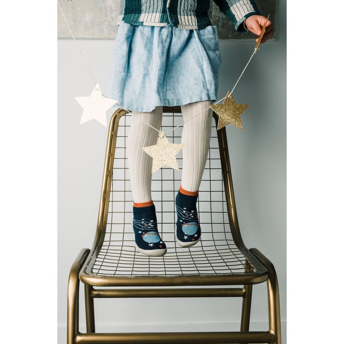 girls galaxie slippers