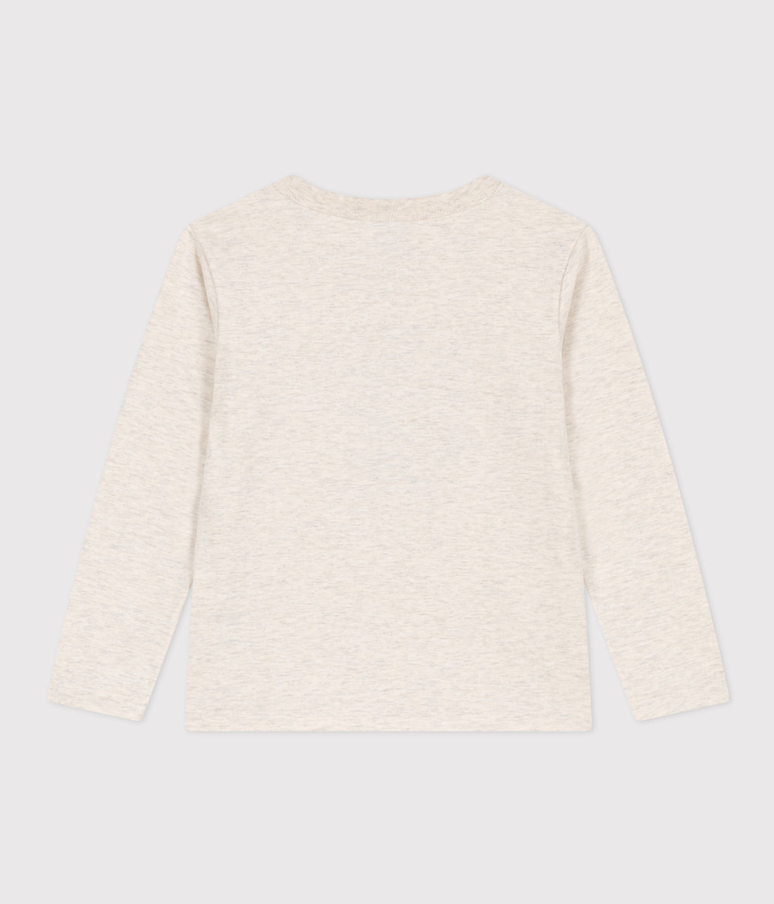 boys cream ls dog tee