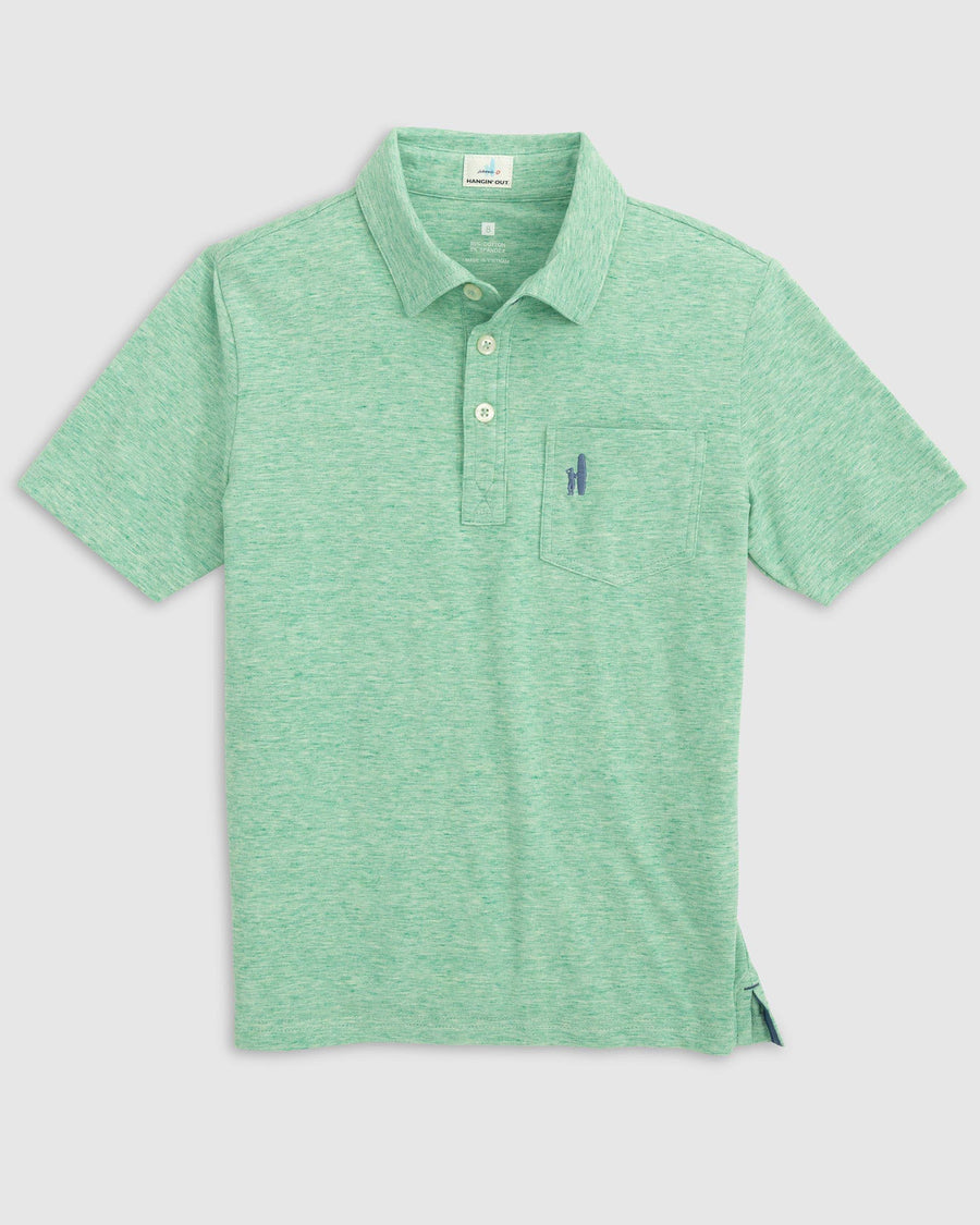 boys parakeet heathered original polo