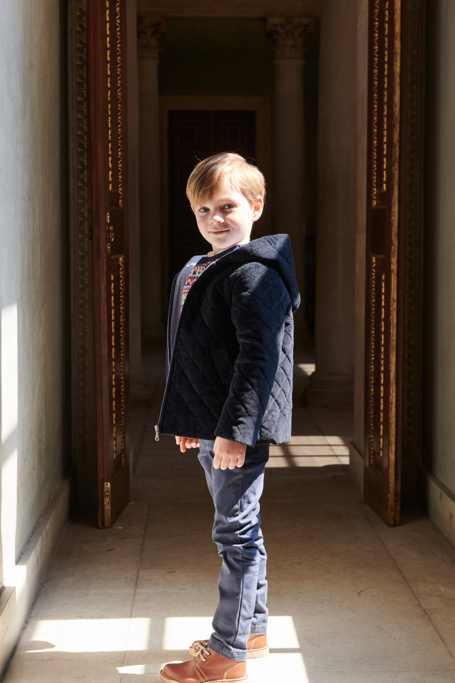 boys navy olfo jacket