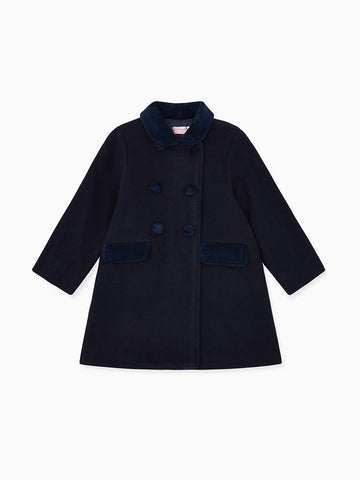 girls navy arrieta coat