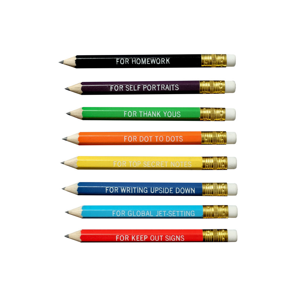 pencils set of 8